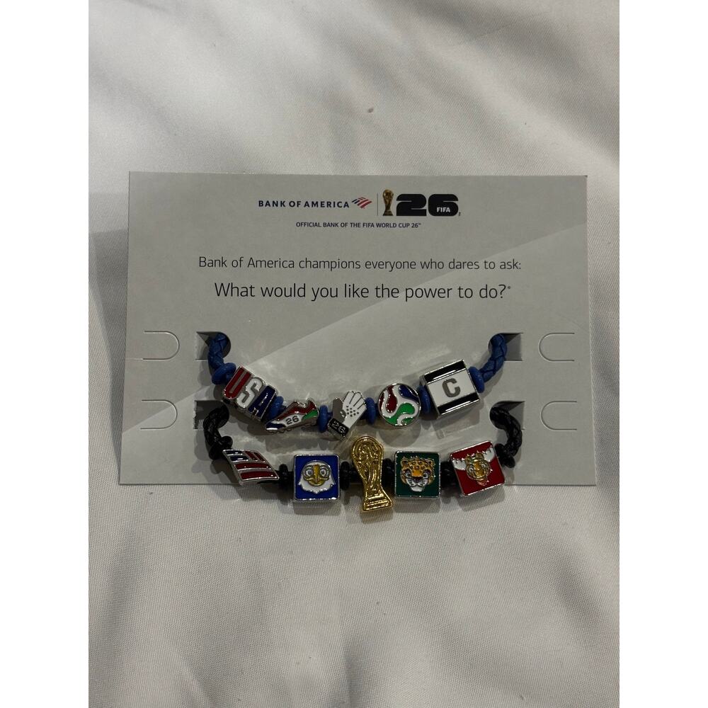 FIFA 2026 USA & Classic FIFA Bracelet Set Large